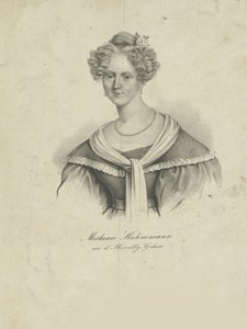 Mélanie dHervilly portréja Gohier Hahnemann 1800-1878, 1830-1835. alkotó: Unbekannt