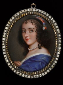Ninon de Lenclos portréja 1620-1705, 18. század eleje. alkotó: Unbekannt