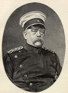 Otto von Bismarck portréja 1815-1898. alkotó: Unbekannt