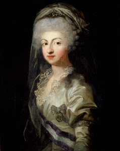 Carolina Maria Teresa Giuseppa pármai hercegnő portréja 1770-1804, 18. század vége