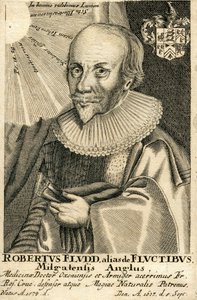 Robert Fludd portréja 1574-1637, 17. század alkotó: Unbekannt