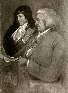 Samuel Shoemaker bobwigban és fiának portréja, 1789, 1937. alkotó: Unbekannt