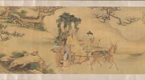Shaoyu portréja Liu Ling képében, kb. 1795. alkotó: Unbekannt
