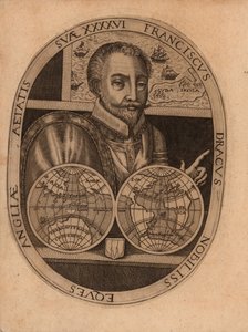 Sir Francis Drake portréja, 1596. alkotó: Unbekannt