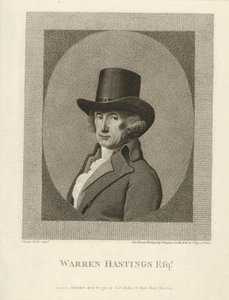 Warren Hastings portréja, Esq., pub. 1795. alkotó: Unbekannt