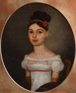Jelizaveta Fjodorovna Ozerova portréja, sz.: Zagrjaziszkaja 1800-1885, c. 1815 alkotó: Unbekannt