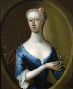 Hölgy portréja, kb. 1740. alkotó: Unbekannt