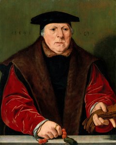 Rózsafüzérrel ellátott férfi portréja, 1545.