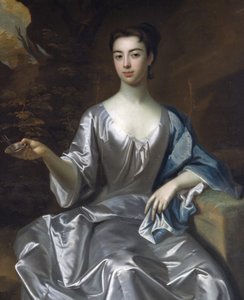 Egy nő portréja, Maria Taylor Byrd, 1700-1725. alkotó: Unbekannt