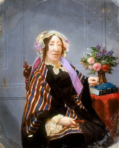 Hölgyportré, kézzel színezett ambrotípia, 1860 körül alkotó: Unbekannt