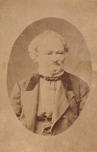 Erkel Ferenc zongoraművész és zeneszerző portréja 1810-1893, c. 1875. alkotó: Unbekannt
