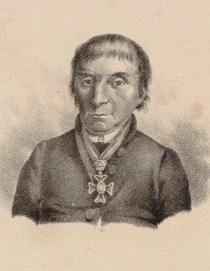 Maximilian Stadler zongoraművész és zeneszerző portréja 1748-1833, 1830. alkotó: Unbekannt