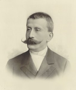 Moritz Moszkowski zongoraművész és zeneszerző portréja 1854-1925. alkotó: Unbekannt