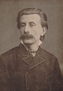 Moritz Moszkowski zongoraművész és zeneszerző portréja 1854-1925, kb. 1886-1890. alkotó: Unbekannt