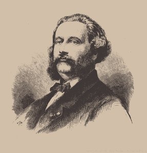 Alfred Jaëll zeneszerző portréja 1832-1882. alkotó: Unbekannt