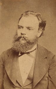 Antonin Dvorak zeneszerző portréja 1841-1904 , c. 1880. alkotó: Unbekannt