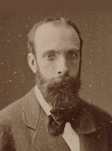 Gaston Salvayre zeneszerző portréja 1847-1916, 1880. alkotó: Unbekannt