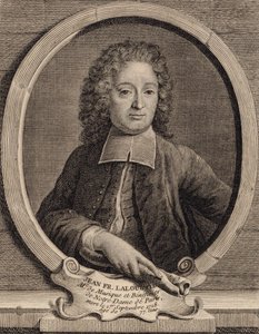 Jean-Francois Lallouette zeneszerző portréja 1651-1728. alkotó: Unbekannt