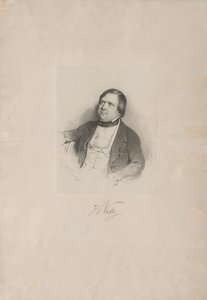 Johann Friedrich Kittl zeneszerző portréja 1806-1868, c. 1850. alkotó: Unbekannt