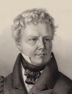 Xaver Schnyder von Wartensee zeneszerző portréja 1786-1868, 1832. alkotó: Unbekannt