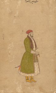 Mirza Muizz udvarnok portréja, c. 1680-1700. alkotó: Unbekannt