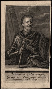 Ivan Mazepa hetman portréja 1639-1709, XVIII. század eleje. alkotó: Unbekannt