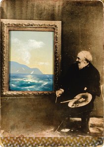 Ivan Aivazovsky művész portréja 1817-1900, 1889 alkotó: Unbekannt