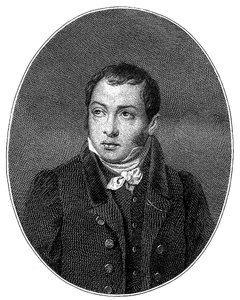 A szerző portréja, Faddei Bulgarin 1789-1859, 1828 alkotó: Unbekannt