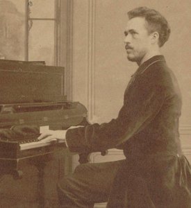 Benjamin Godard zeneszerző portréja 1849-1895, 1882. alkotó: Unbekannt