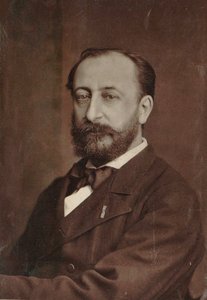 Camille Saint-Saëns 1835-1921, 1880 zeneszerző portréja. alkotó: Unbekannt