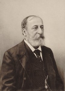 Camille Saint-Saëns zeneszerző portréja 1835-1921, 1900. alkotó: Unbekannt