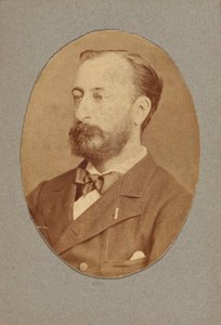 Camille Saint-Saëns zeneszerző portréja 1835-1921, c. 1880. alkotó: Unbekannt