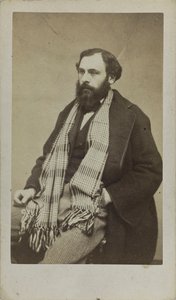 Ferdinand Poise zeneszerző portréja 1828-1892, c. 1875. alkotó: Unbekannt