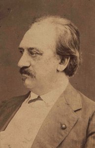Friedrich von Flotow zeneszerző portréja 1812-1883, c. 1880. alkotó: Unbekannt