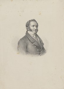 Gioachino Antonio Rossini 1792-1868, 1826 zeneszerző portréja. alkotó: Unbekannt