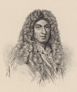 Jean-Baptiste Lully zeneszerző portréja 1632-1687. alkotó: Unbekannt