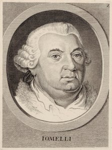 Niccolò Jommelli zeneszerző portréja 1714-1774. alkotó: Unbekannt