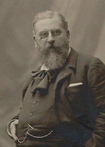 Raoul Pugno zeneszerző portréja 1852-1914, c. 1900-1910. alkotó: Unbekannt