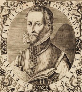 Roland de Lassus zeneszerző portréja 1532-1594. alkotó: Unbekannt