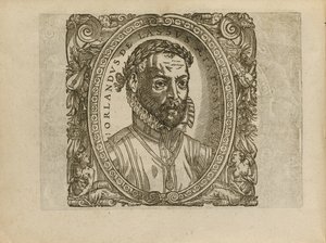 Roland de Lassus zeneszerző portréja 1532-1594, 1560 alkotó: Unbekannt
