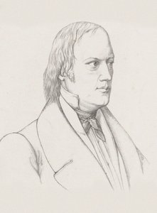 Johann Nepomuk Schelble karmester és zeneszerző portréja 1789-1837, c. 1830-1840. alkotó: Unbekannt