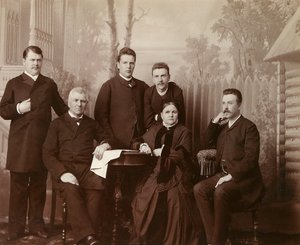 Sophia Perovskaya családjának portréja, 1860-as évek alkotó: Unbekannt