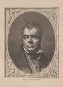 Sir Walter Scott történelmi regényíró és költő portréja 1771-1832, 1871. alkotó: Unbekannt