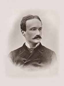 Arrigo Boito librettista és zeneszerző portréja 1842-1918, 1884. alkotó: Unbekannt