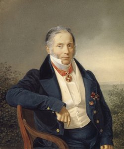 Alexander Sauerweid festő portréja 1782-1844, XIX. század első negyede. alkotó: Unbekannt