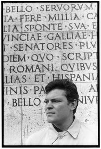 Franco Angeli festő portréja. 1960-as évek eleje. alkotó: Unbekannt