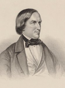 Karl August Krebs zongoraművész és zeneszerző portréja 1804-1880. alkotó: Unbekannt