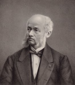 Henri Vieuxtemps hegedűművész és zeneszerző portréja 1820-1881, 1895. alkotó: Unbekannt