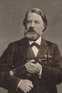 Joseph Joachim hegedűművész és zeneszerző portréja 1831-1907. alkotó: Unbekannt