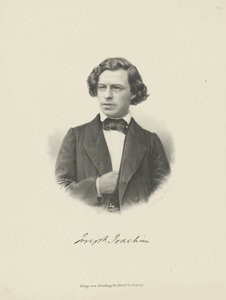 Joseph Joachim hegedűművész és zeneszerző portréja 1831-1907, 1855 körül. alkotó: Unbekannt